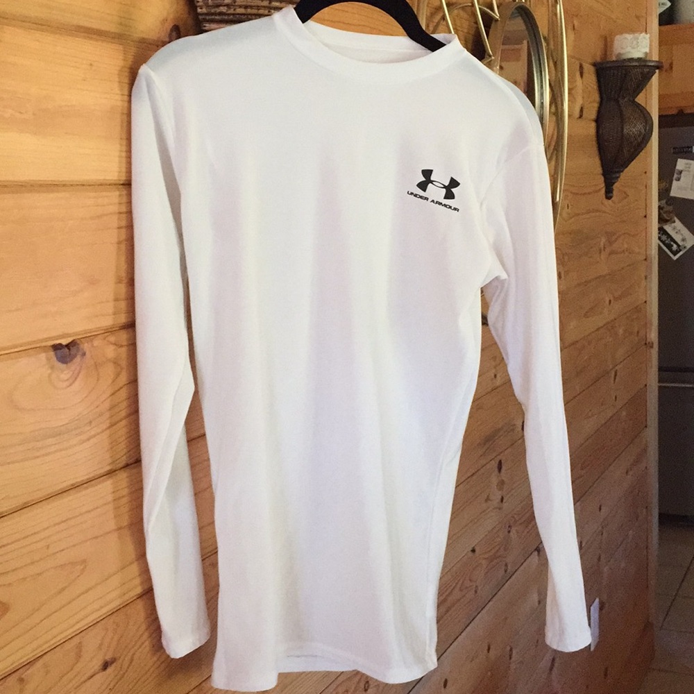 Under Armour women’s white size small long sleeve.